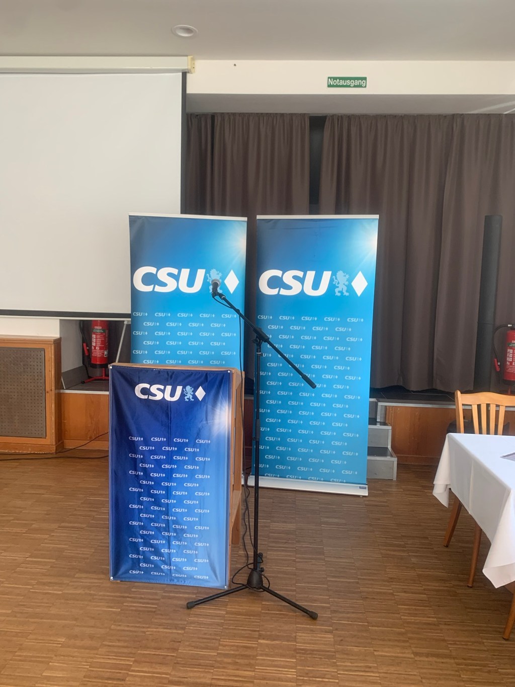 CSU Kreishauptversammlung mit Wahl der Delegierten und Ersatzdelegierten